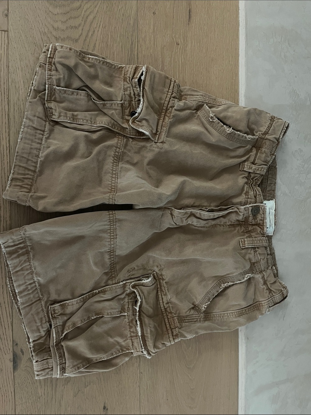Abercrombie & Fitch Tan Cargo Shorts